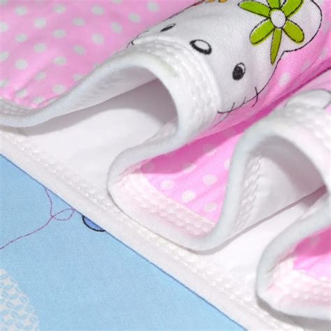 3PCS Baby Changing Mat Baby Waterproof Urine Pad Mat Cotton Washable ...