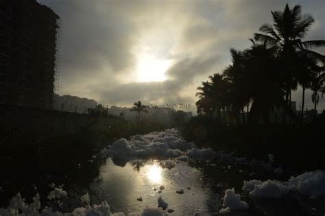 Severe Pollution Causes India's Bellandur Lake To Spew Toxic White Foam