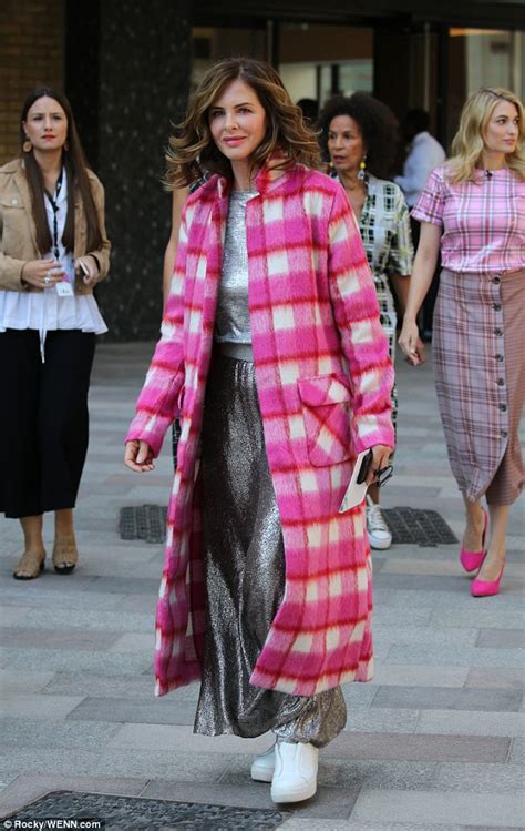 Trinny Woodall showcases her kooky sense of style in London | Daily ...