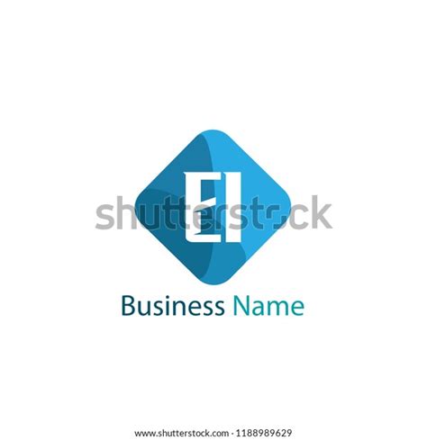 Initial Letter Ei Logo Template Design Stock Vector Royalty Free