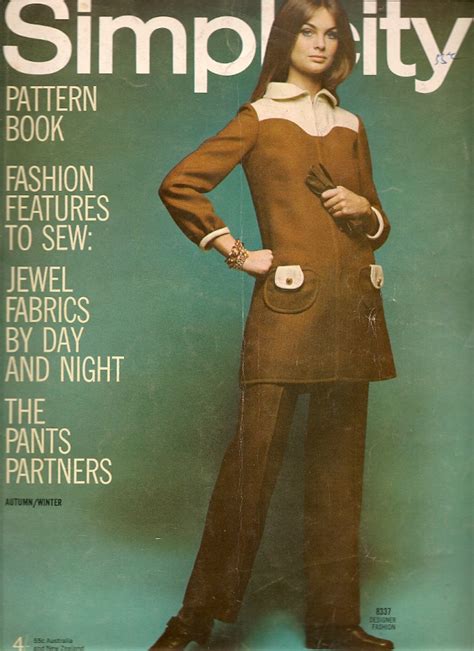 What We Wore Then Simplicity Pattern Book Autumnwinter 1969