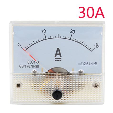 85c1 A Dc Analog Amperemeter Panel Meter Gauge 1a 2a 3a 5a 10a 20a 30a Amp Gauge Current