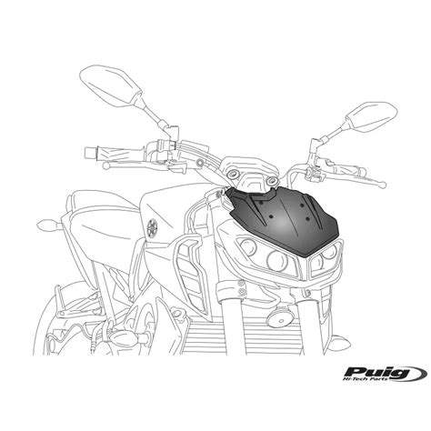 Saut De Vent Naked New Generation Sport Plus Puig Yamaha Mt Sp
