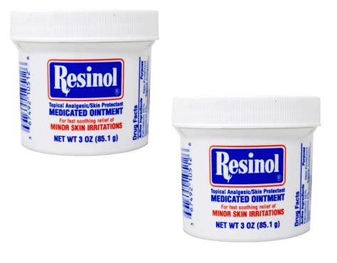 Resinol Medicated Salve Ointment for Pain, Itch & Skin Relief, 3 oz ...
