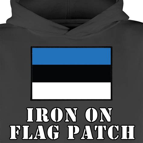 Flag Of Estonia 6 X 4 Sewiron On Coat And Jacket Patch Country