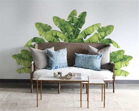 Банановые листья в интерьере (61 фото)