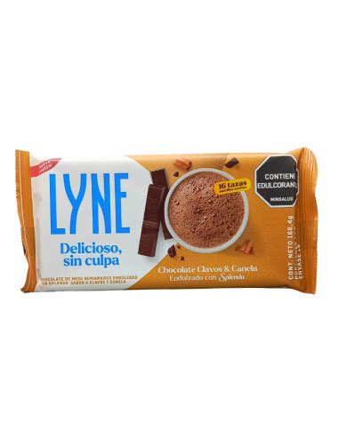 Chocolate Lyne Clavos Y Canela Endulzado Con Esplenda Gr