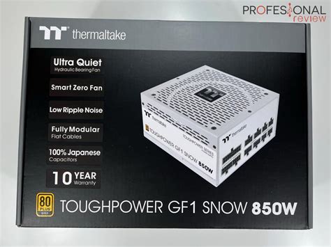 Thermaltake Toughpower GF1 850W Snow Review