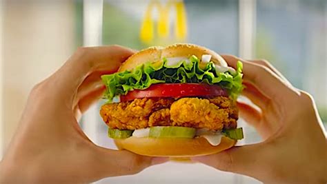 McDonald's Introduces "Crispy Oriental Chicken Burger"