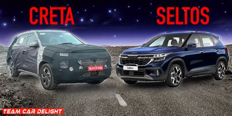 Hyundai Creta Facelift Vs Kia Seltos Has Upcoming Creta Facelift Got