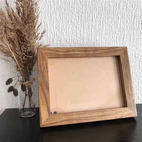 Handmade Natural Wooden Photo Frame 46 Picture Frame 57 Etsy Artofit