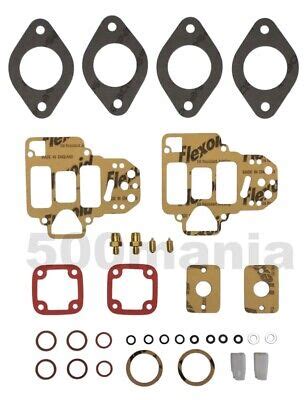 KIT REVISIONE PER 2 CARBURATORI WEBER 40 DCOE ALFA ROMEO FIAT 500