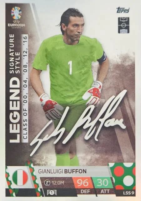 TOPPS MATCH ATTAX EURO 2024 LSS 9 Legend Signature Style Gianluigi