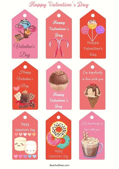 80+ Super Cute Free Valentine Gift Tags Printable | Free valentines gifts, Valentine gift tags ...