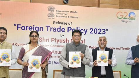 Centre Launches Foreign Trade Policy 2023 Aims 2 Trillion Exports By 2030 Hindustan Times