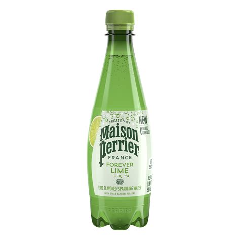 Lime Flavored Sparkling Water 16 9 FL Oz Bottle Maison Perrier