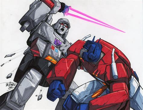 Optimus Prime Vs Megatron 2 By Braydentheartist On Deviantart