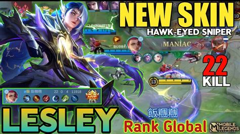 Kill Hawk Eyed Sniper Lesley New Starlight Skin Top Global