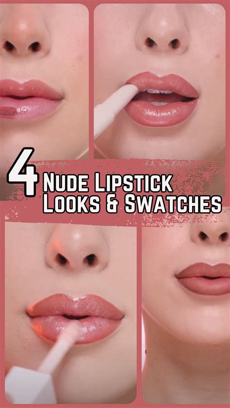 Nude Lipstick Looks And Swatches AshleyKaylaMakeup