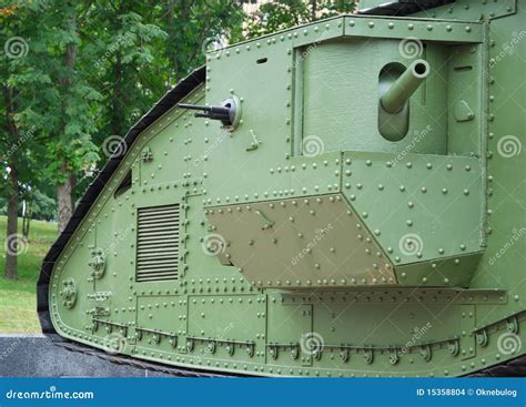 A British Mark V Tank Details Stock Photo Image Of Mark Crawler