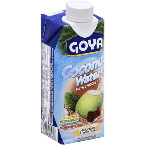 Goya Coconut Water With Chocolate Hispanic Foodtown