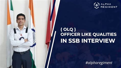 Officer Like Qualities OLQ In SSB Interview