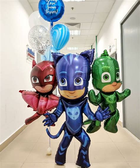 Party Pj Masks Jumbo Pj Masks Airwalker Balloon 57inch Give Fun