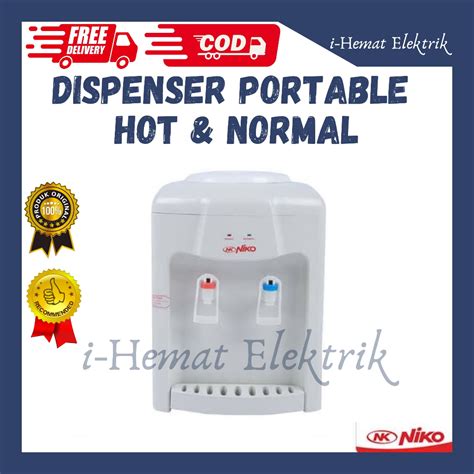 Jual Dispenser Galon Air Niko Top Loading Hot Normal Tabung Stainless Murah Shopee Indonesia