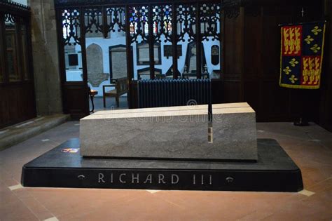 King Richard III Tomb Leicester Cathedral Editorial Photo - Image of ...