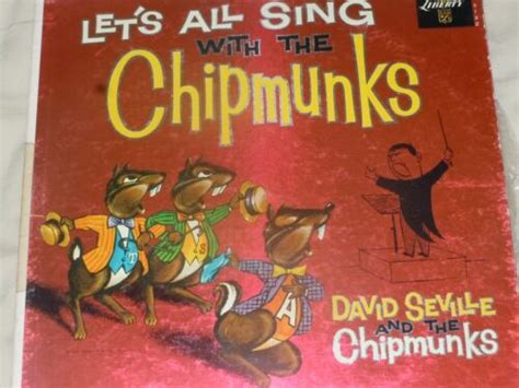 David Seville The Chipmunks Let S All Sing Red Vinyl Lrp