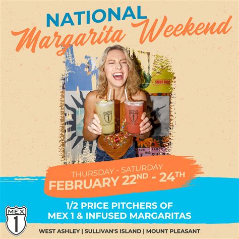 National Margarita Weekend With Mex 1 Coastal Cantina Mylo Lowcountry