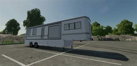 Caravane Semi Blanche V Fs Mods Farming Simulator Mods