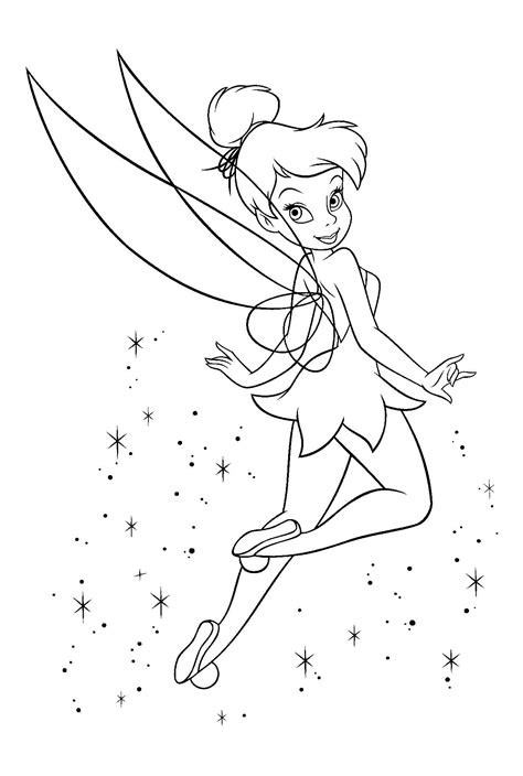 Free Printable Tinkerbell Coloring Pages Printable Word Searches