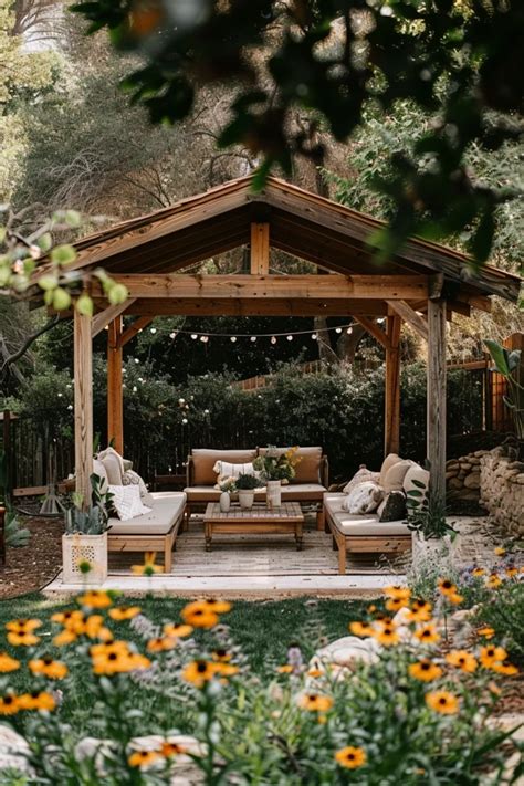 Simple Backyard Pavilion Ideas For Cozy Retreats