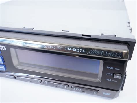 Alpine Cda Ji Car Stereo Cd Head Unit Tested Good W Harness F S Ebay