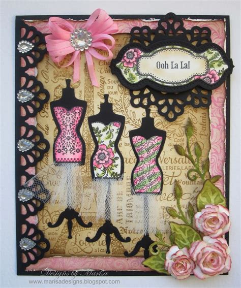 Designs By Marisa Justrite Papercraft August Release Ooh La La Card