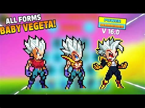 Todas As Formas Do Baby Vegeta Na Nova Atualiza O Do Power Warriors