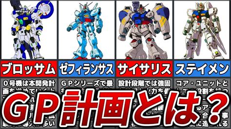 【ガンダム】gp計画と機体の解説 ロボットアニメまとめch