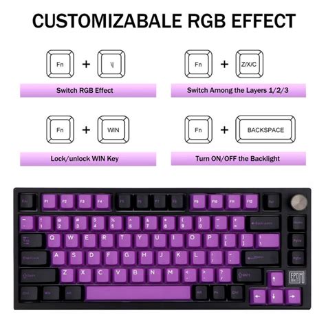 Epomaker Th Se Rgb Wireless Hot Swappable Mechanical Keyboard Flamingo Linear