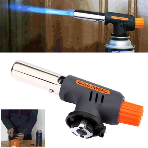 Excellent Quality Gas Torch Flamethrower Butane Burner Auto Ignition