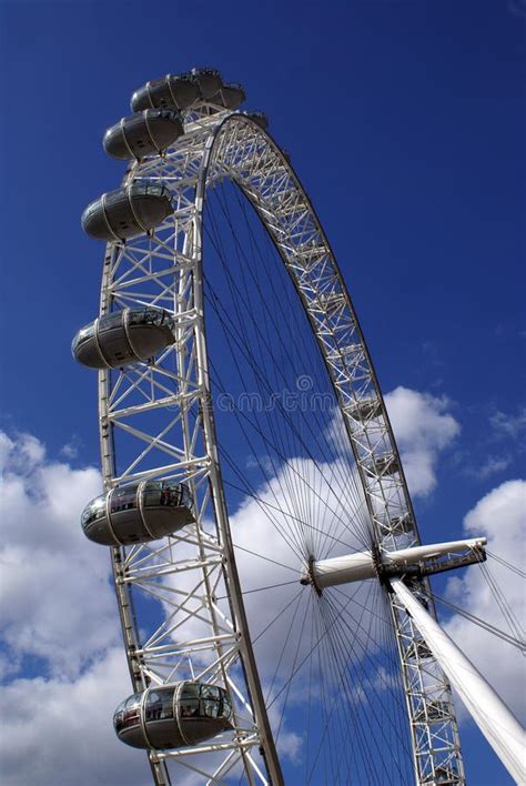 London Eye Millennium Wheel In London England Europe Editorial Stock