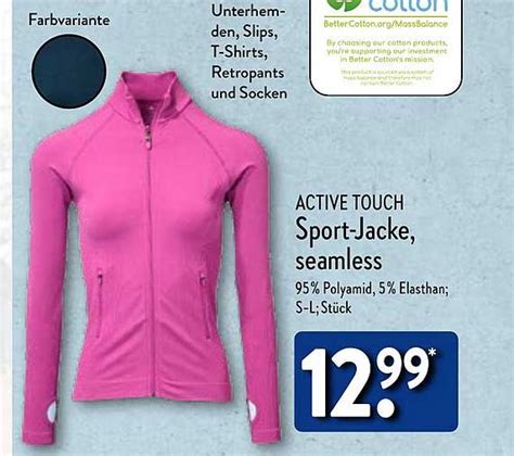 Active Touch Sport Jacke Seamless Angebot Bei Aldi Nord Prospekte De