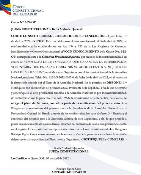 NotiMundo on Twitter ATENCIÓN Karla Andrade jueza constitucional