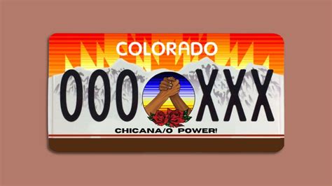 A Look At Colorados Proposed Chicano License Plate Axios Denver