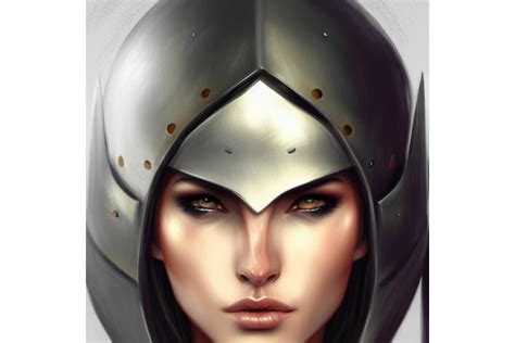 Futuristic Female Knight Graphic By L M Dunn · Creative Fabrica