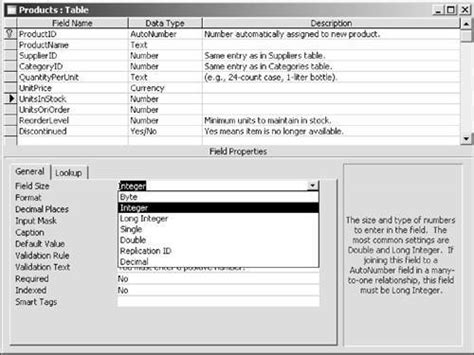 Assigning Field Properties Hands On Microsoft Access A Practical