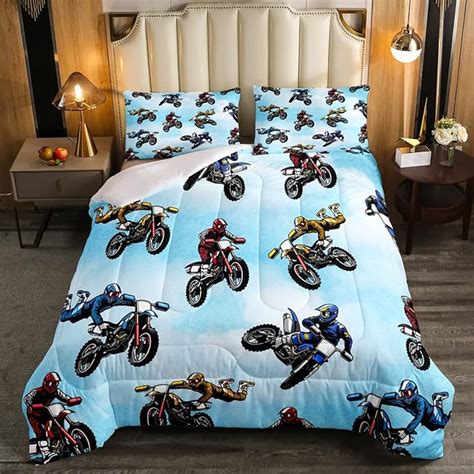 Amazon Erosebridal Dirt Bike Bedding Set Twin Size Extreme Sport