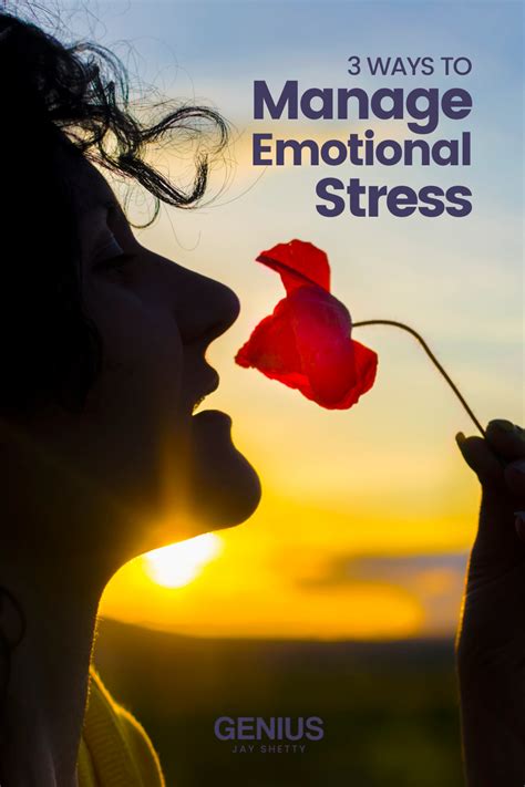 3 Ways To Manage Emotional Stress How To Handle And Reduce Emotional Stress Jay Shetty S Genius