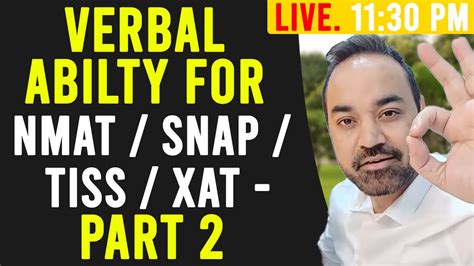 Verbal Abilty Strategy For Nmat Snap Cmat Exam All Non Cat Exams