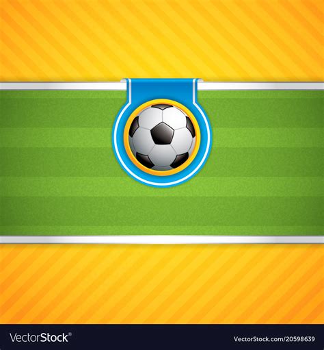 Soccer ball background Royalty Free Vector Image